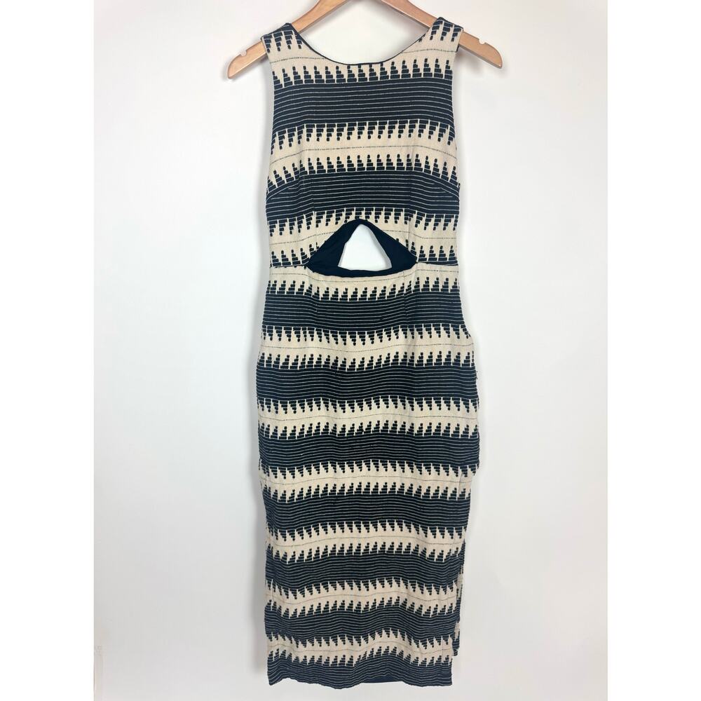 Mara Hoffman black and white cutout dress Mara Hoffman Size 6 Beach Quiet Luxury